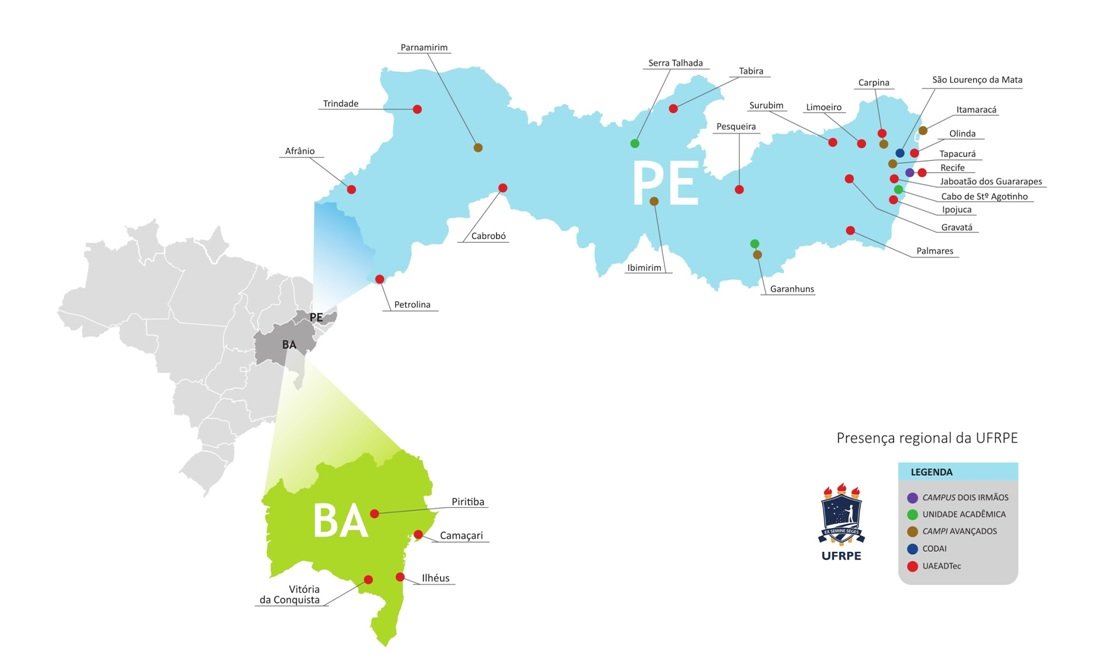 mapa UFRPE