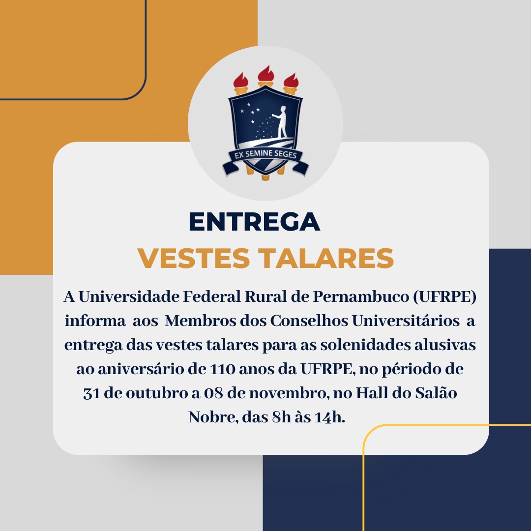 Card sobre vestes talares