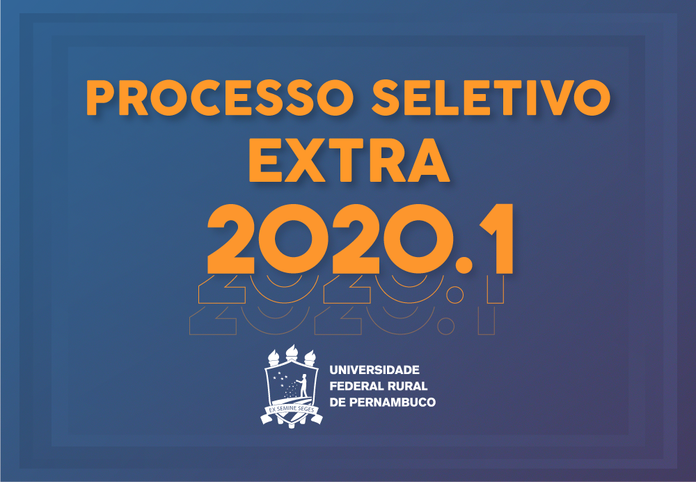 UFRPE divulga resultado final do Processo Seletivo Extra 2020.1