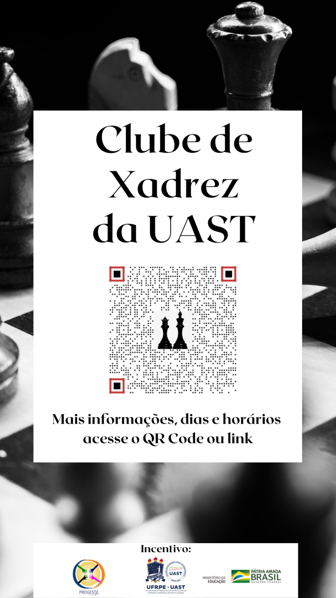 Clube de Xadrez é novidade na UAST  Universidade Federal Rural de  Pernambuco