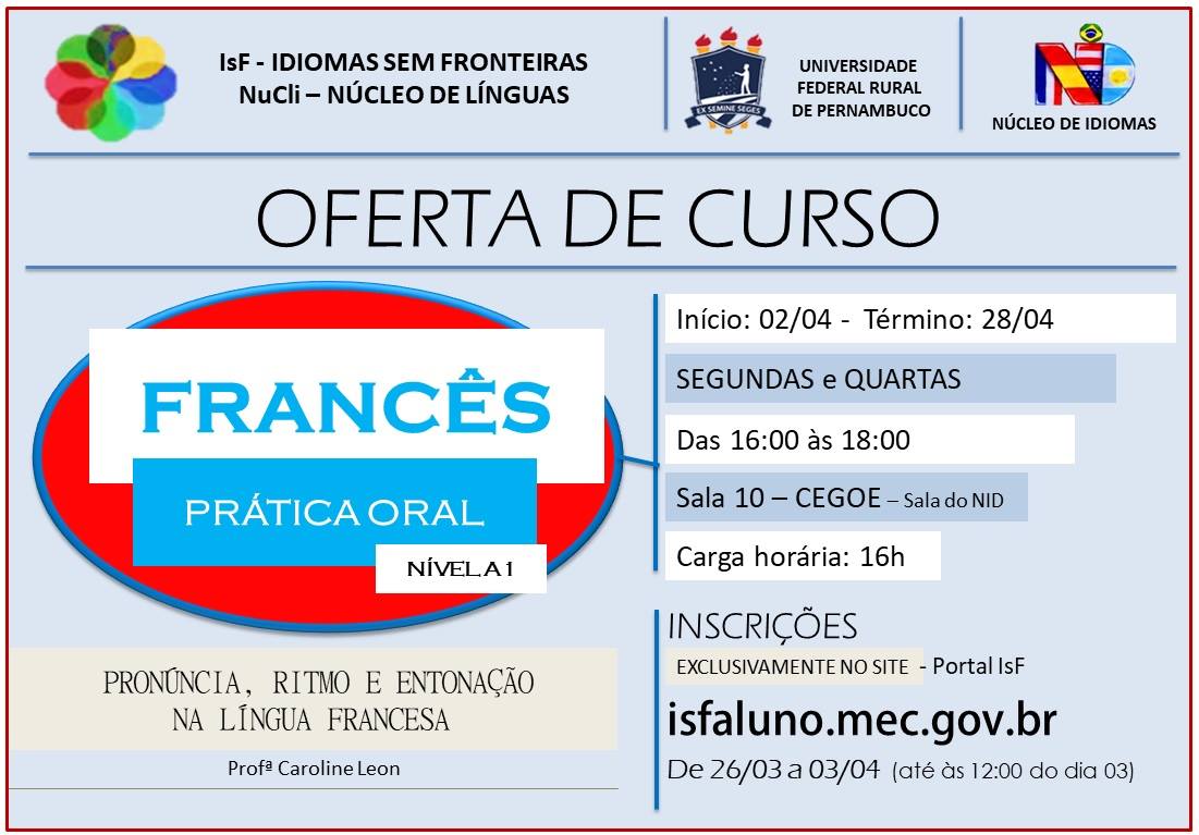 Idiomas sem Fronteiras UFRPE