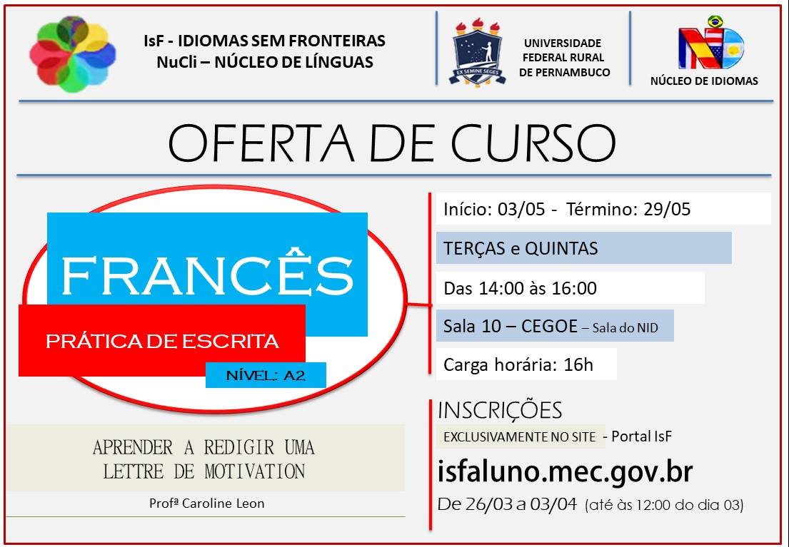 Idiomas sem Fronteiras UFRPE