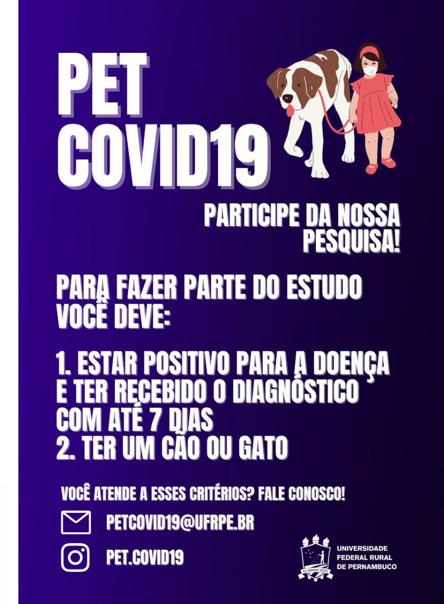 cartaz pet covid