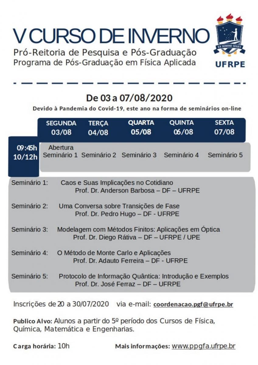 card de divulgação do curso 