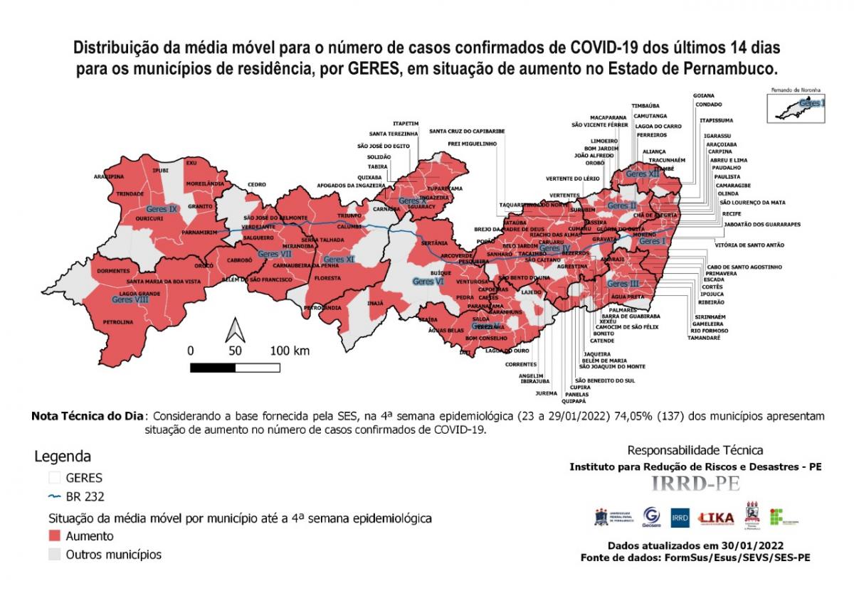 Mapa situação GERES